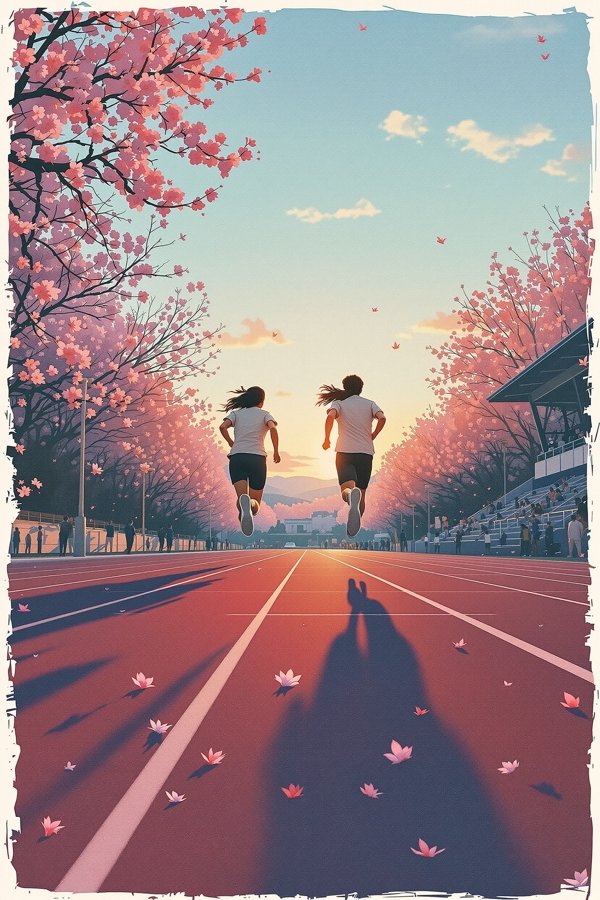 操场终点线的约定 电影海报