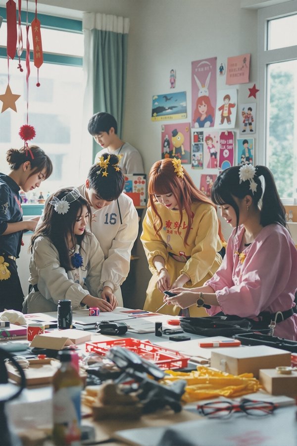 动漫社的cosplay企划 电影海报